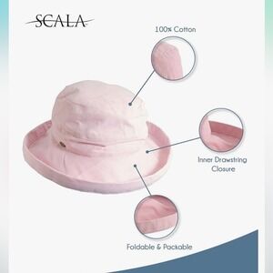 Scala Collection Women's Adjustable Cotton‎ Sun Hat READ FULL DESCRIPTION.